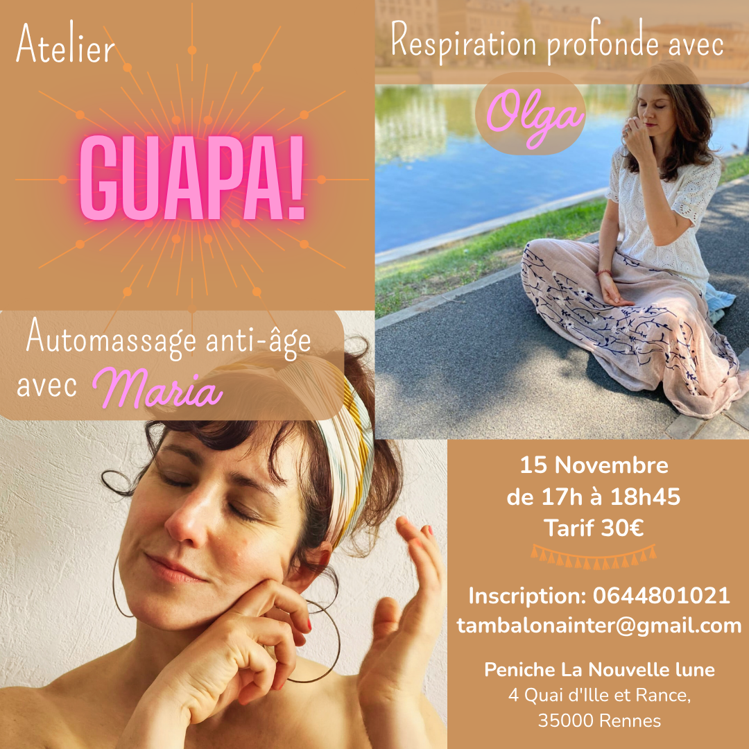 Atelier automassage une fois par mois à partir de Septembre...:)
